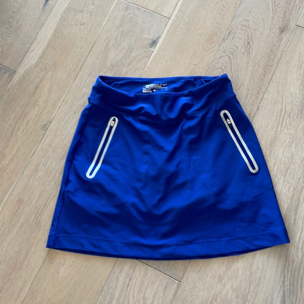 Nike royal golf skort